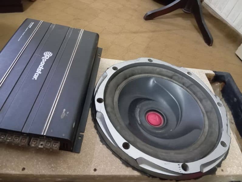 Kenwood original woofer with amplifier 1