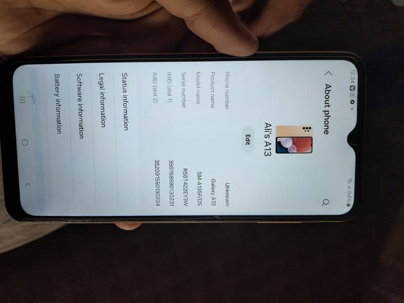 Samsung galaxy A13 good condition 10/9 and good battery timing 5