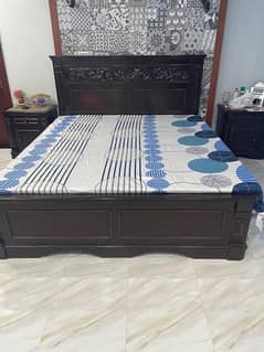 bed with mattress for sale