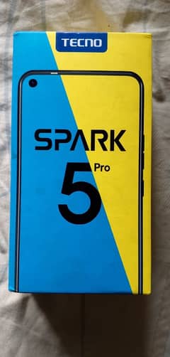 Tecno Spark 5 Pro 4/64 With Complete Box Charger