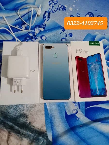 Oppo F9 Pro (128+6GB) Box with Charger| Lush Condition (100% ok Phone) 0