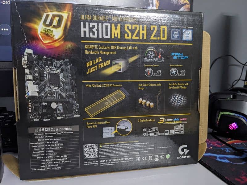 i5 9400f GIGABYTE H310M S2H 2.0 3