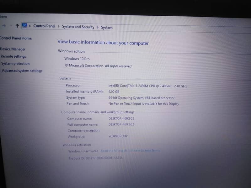 DELL i5 2nd gen Model Inspiron N5050 2