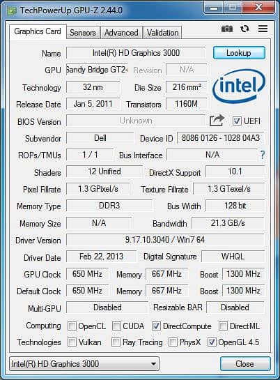 Dell Precision Workstation|8GB+500GB|i5 + 2GB Nvidia| 11