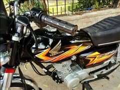 Honda 125 Model 2020 Sticker 2021 Black LusSh condition for lovers