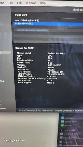 Macbook Pro 2018 Core i9 3