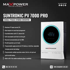 Maxpower Suntronic PV 7000 Pro, 6Kw - Hybrid Inverter