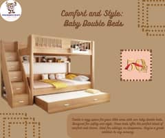 Baby Double Bed for Sale – Perfect for Siblings!