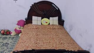 wooden bed set double bed