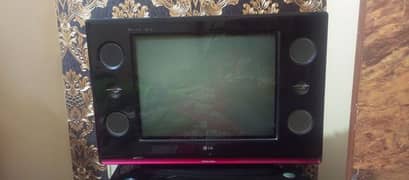 LG tv 21 inch aur tv trolley argent for sale