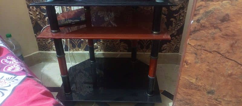 LG tv 21 inch aur tv trolley argent for sale 2