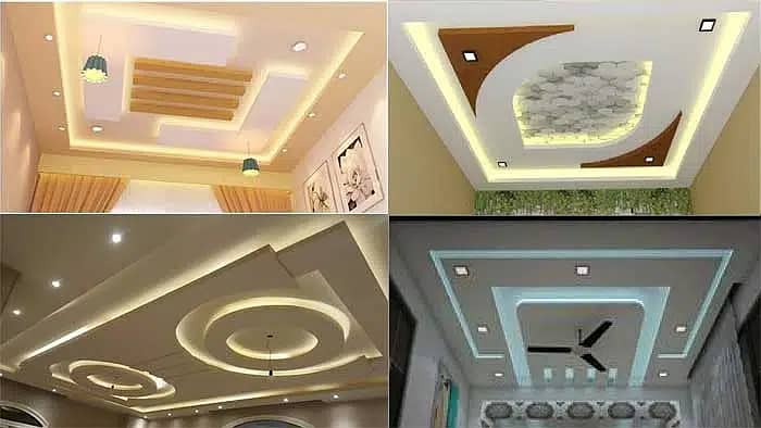 false Ceiling /Roof Ceiling /Gypsum Ceiling /Plastir of paris ceiling 8