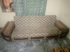 wood sufa cum bed argent sale