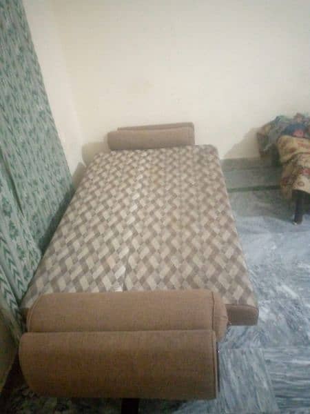 wood sufa cum bed argent sale 2