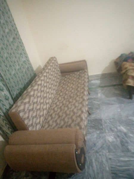 wood sufa cum bed argent sale 3