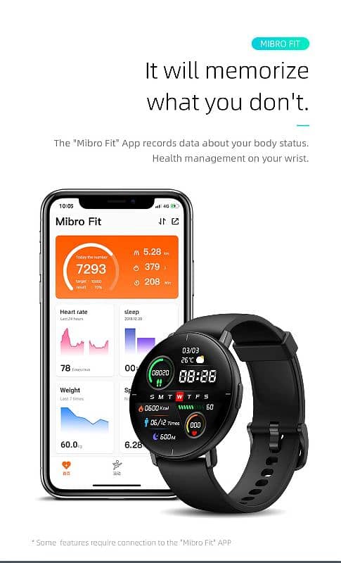 Xiaomi Mi Mibro Lite Smart Watch with AMOLED display 9