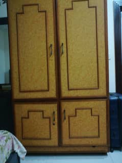 wooden wardrobe