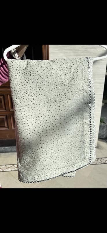 wedding heavy branded dress/heavy long kehnga for sale 3