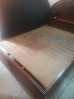 Wooden Double Bed