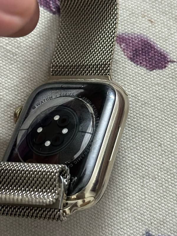 apple watch series 7 stainless steel cellular 5