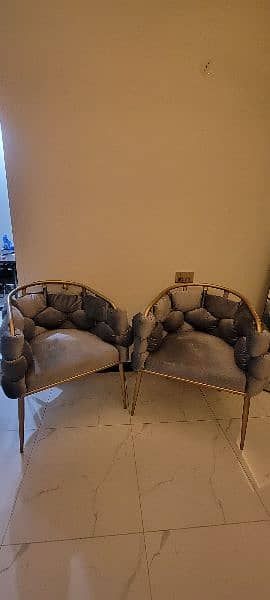 Marble chairs 0