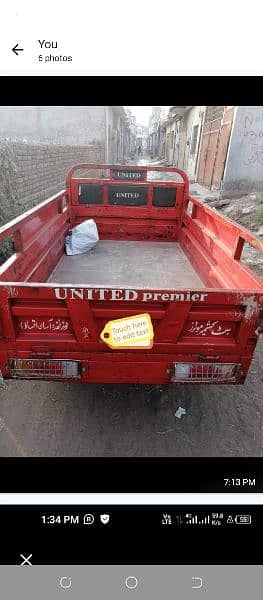 United 100cc loader rickshaw for urgent sale 5