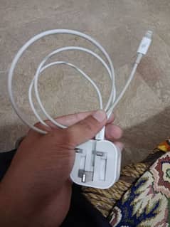 iPhone original charger 
20 watt original 
warranty