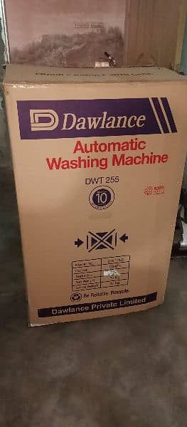 Dawlance Automatic Washing Machine New 7