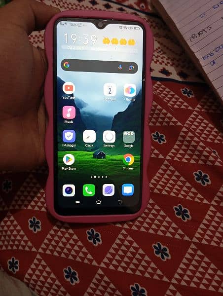 vivo Y17 pink colour 8gb ram 256 GB ROM 7