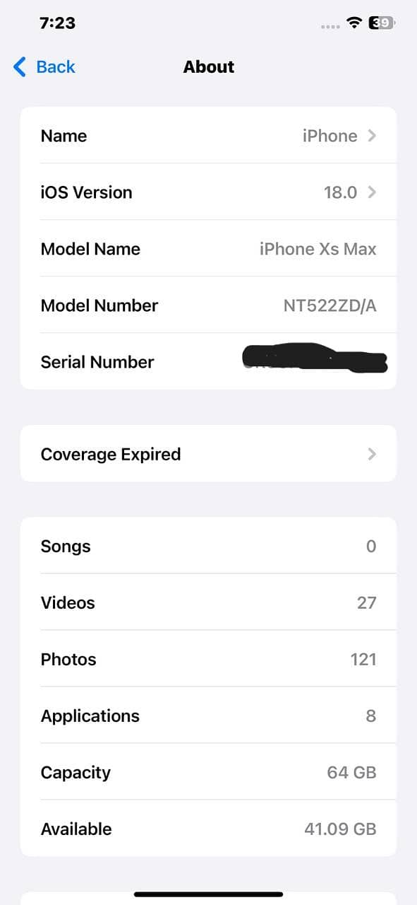 Iphone Xs Max 64 GB non PTA 9