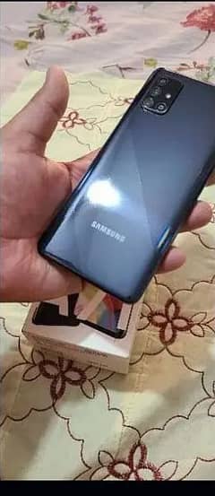 samsung A71 with complete Box