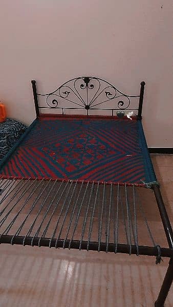 queen size bed pure iron 0