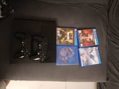 ps4 slim with free cd taken 7 call of duty Ops gta 5 acecombatz