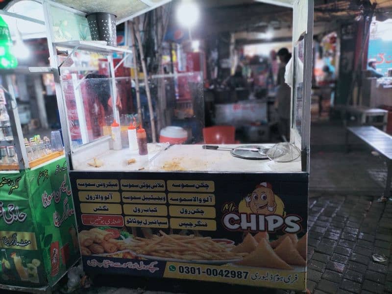 counter for sale fries and biryani type 7