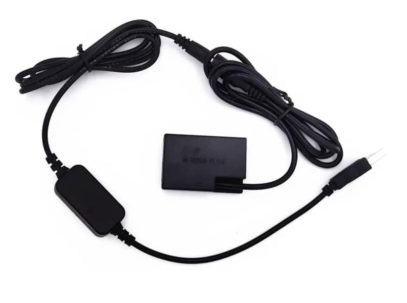 Canon Camera Dummy Battery DC coupler use with charger power bank 0