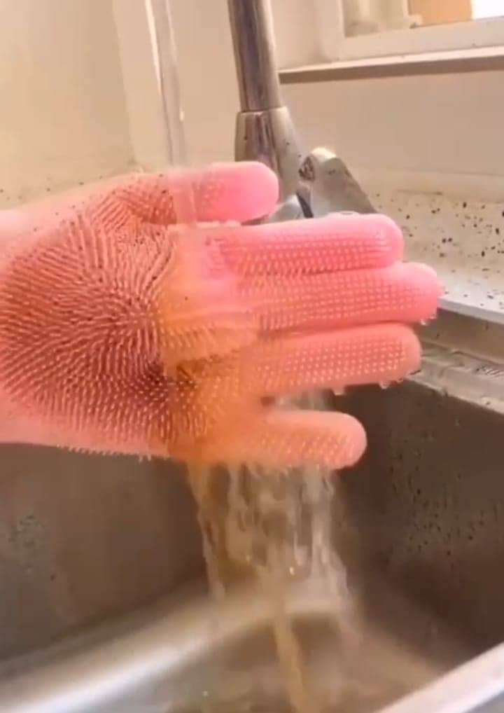 Silicone Washing Gloves-Multi-Functional Cleaning Assistants 2