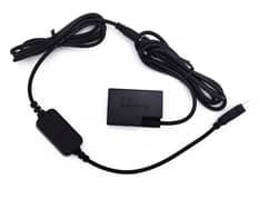 Canon Camera battery DC Coupler USB use with charger power bank 0