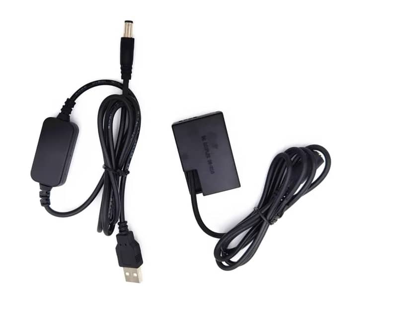 Canon Camera battery DC Coupler USB use with charger power bank 1