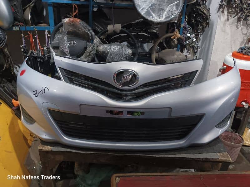 Toyota Vitz 2012 Lavender Front Bumper - Toyota Vitz Ksp130 Bumper 3