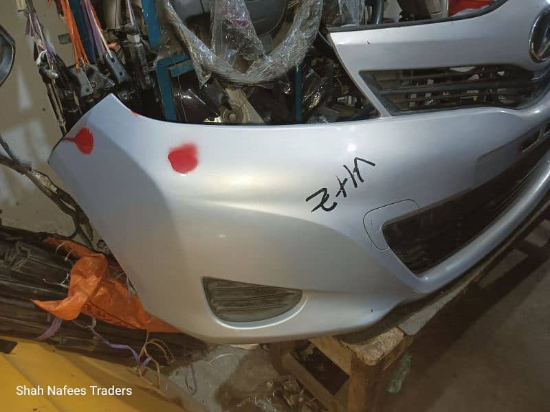 Toyota Vitz 2012 Lavender Front Bumper - Toyota Vitz Ksp130 Bumper 6