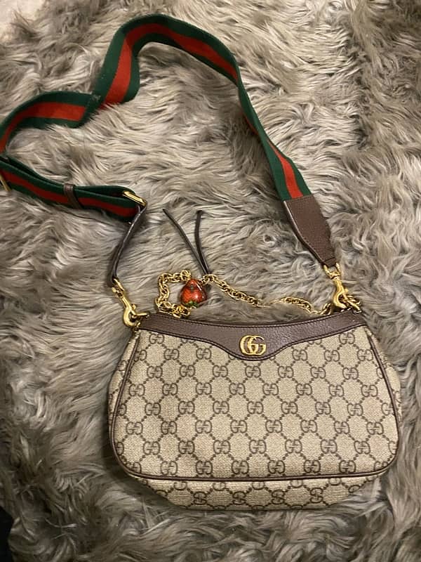 GUCCI ophidia heart keychain crossbody bag original 3