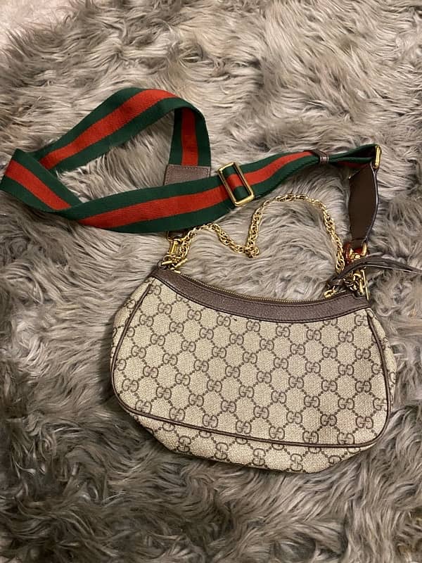 GUCCI ophidia heart keychain crossbody bag original 4