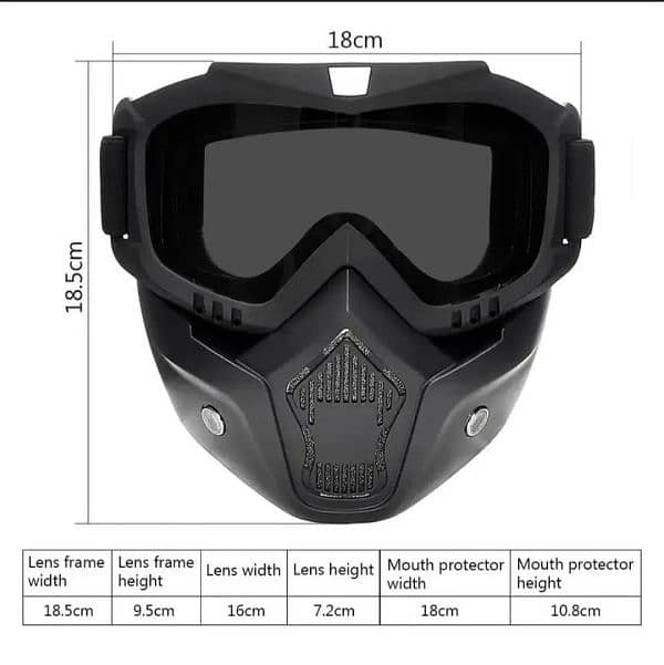 Motorcycle Dust proof Motocross Glasses 3