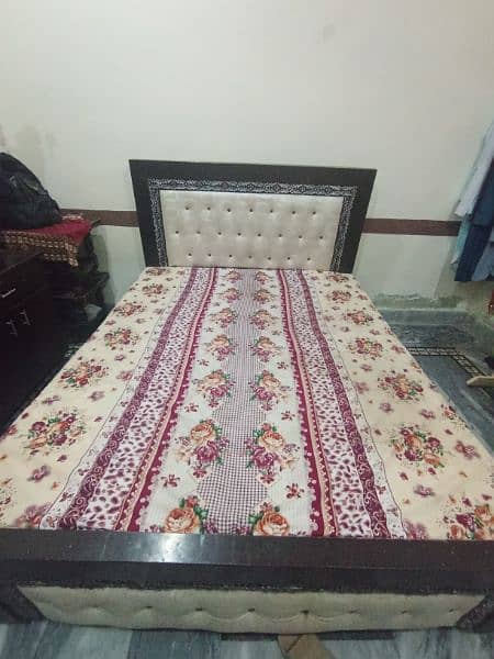 Double Bed with side table for Sale 1