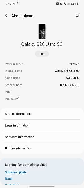 Samsung S20 Ultra 5G PTA approved 6