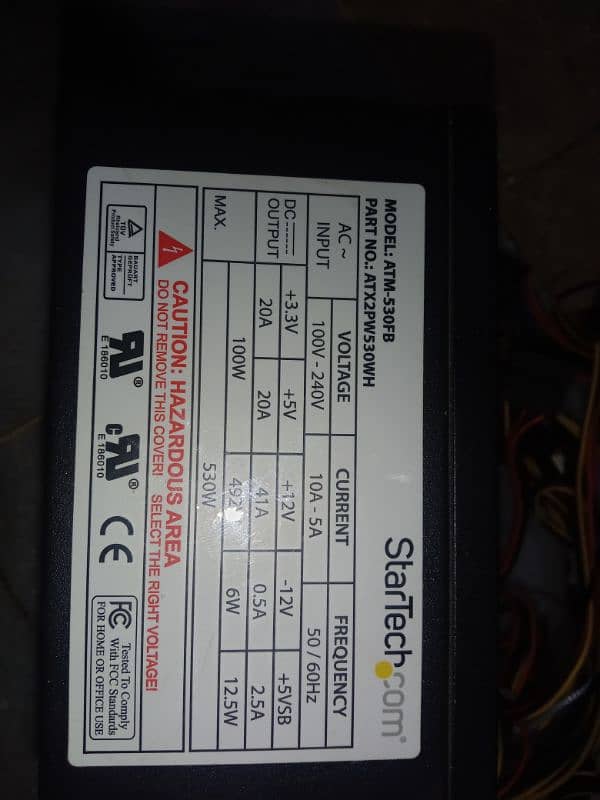 500 watt power supply, branded power supply,brand new 9