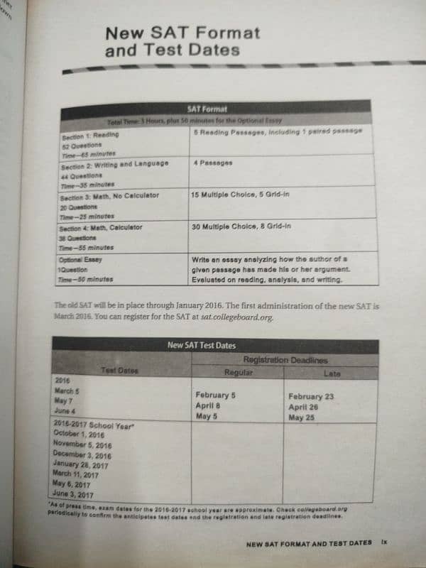 SAT Preparation Barrons 2