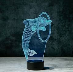 Dolphin 3D illusion lamp 0