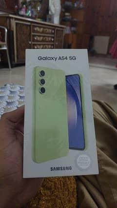 samsung galaxy a54 box packed