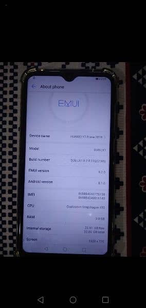 HUAWEI Y7.3/32.4G. PTA offical proved. urgent sell 5